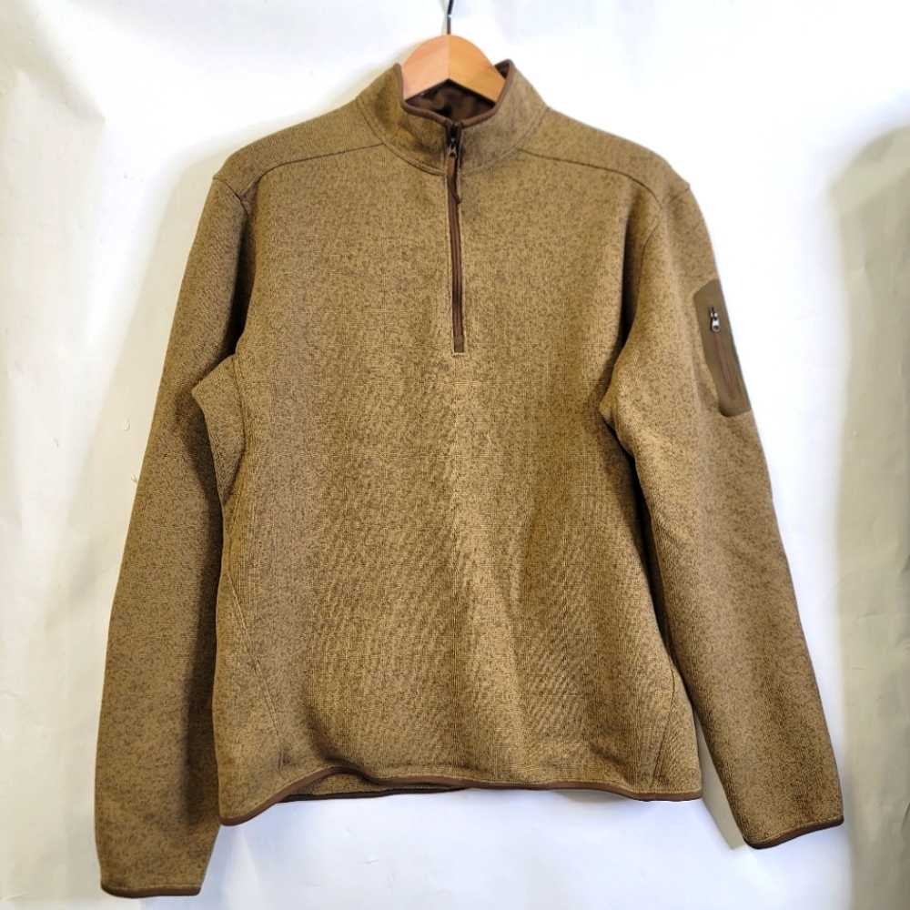 Arc'teryx Covert 1/2 zip up Men's  Brown Fleece Jacket